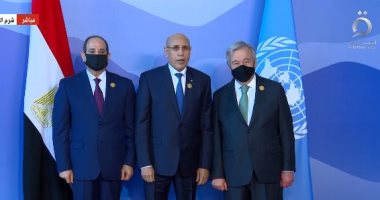 الرئيس السيسي وجوتيريش يستقبلان رئيس موريتانيا استعدادا لقمة المناخ