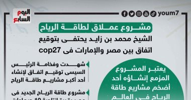 الشيخ محمد بن زايد يحتفى بتوقيع اتفاق بين مصر والإمارات فى cop27.. إنفوجراف