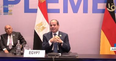 الرئيس السيسى: مستعدون للتحرك بقوة لتنفيذ الاستثمار فى الهيدروجين الأخضر
