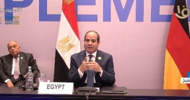 الرئيس السيسي يشهد إطلاق المرحلة الأولى من مشروع الهيدروجين الأخضر فى السخنة