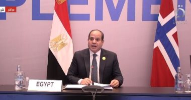 الرئيس السيسي يدشن المرحلة الأولى لإنتاج الهيدروجين الأخضر بشركة سكاتك النرويجية.. يؤكد: اتخذنا الإجراءات لتعزيز الاستفادة من إمكانيات وطاقات مصر المتجددة.. والقطاع الخاص أصبح لديه ثقة كبيرة فـى مناخ الاستثمار