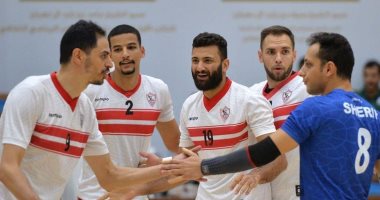 طائرة الزمالك يفوز على دلفى 3 / صفر  فى دوري المرتبط 
