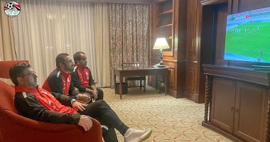 فيتوريا يتابع مباراة منتخب مصر و ليبيا في تصفيات شمال أفريقيا .. صور 