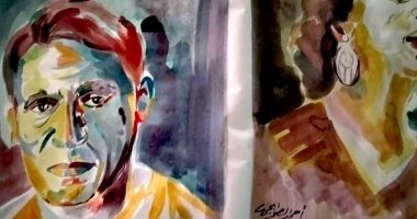 "أحمد" يشارك برسومات فنية وبورتريهات تبرز موهبته فى الرسم
