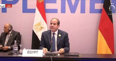 الرئيس السيسى: الدول النامية تواجه تحديات فى تجارة الهيدروجين الأخضر