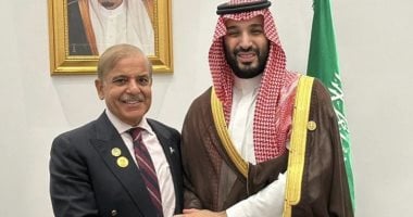 رئيس مجلس الوزراء الباكستانى يلتقى محمد بن سلمان على هامش COP 27