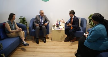 وزير الرى يلتقى السكرتير التنفيذى لمنظمة الشراكة العالمية للمياه "GWP"