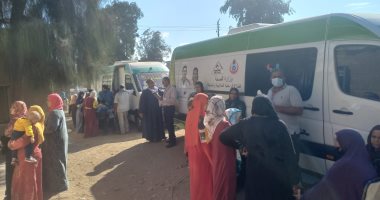 الكشف على 1880 مريضا فى قافلة علاجية بقرية القيطون بالدقهلية