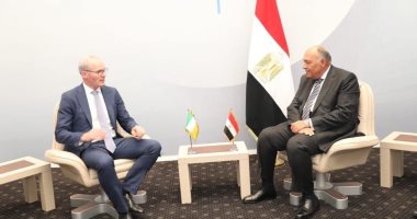 سامح شكرى يؤكد لنظيره الأيرلندى ضرورة إحياء عملية السلام فى الشرق الاوسط