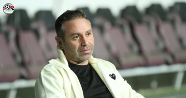 حازم إمام يؤازر منتخب مصر في التدريبات استعدادا لبلجيكا