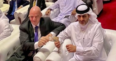 إصدار العملات التذكارية لـ كأس العالم 2022 بحضور إنفانتينو