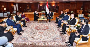 الرئيس السيسى يستقبل فى شرم الشيخ رئيسة جمهورية تنزانيا   