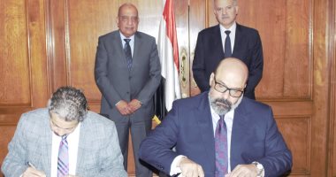 وزير قطاع الأعمال يشهد توقيع بروتوكول الجامعة الألمانية للاستفادة من بحوث الجامعة