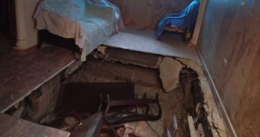 انهيار أرضية شقة على بدروم فى عمارة سكنية بالإسماعيلية دون إصابات