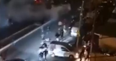 "الإرهابية" تروج لفيديو مضلل عن اشتباكات مع متظاهرين بالسويس.. والحقيقة: مش فى مصر