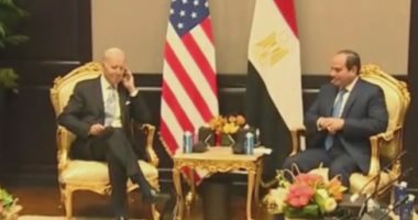 الرئيس السيسي لنظيره الأمريكى: لقاء نانسى بيولسى كان فرصة رائعة للتشاور