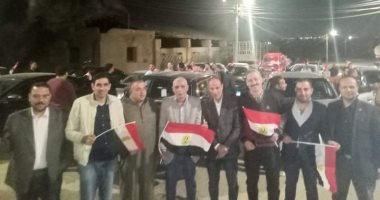 فى حب مصر.. أهالى البدرشين ينظمون مسيرة لدعم الرئيس السيسى.. فيديو وصور