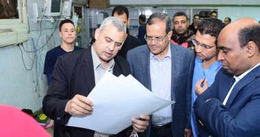 رئيس جامعة سوهاج يتفقد مقرى الجامعة والمستشيفات الجامعية 