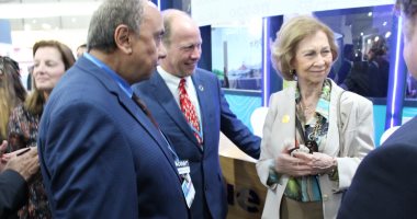 ملكة أسبانيا تزور جناح المحيطات بـcop27.. وتثمن حرص مصر على حماية السواحل