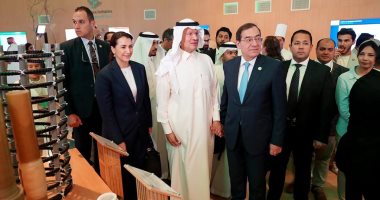 وزيرا البترول والخارجية يزوران جناح مبادرة السعودية الخضراء