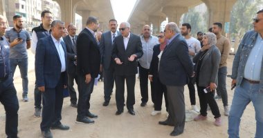 محافظ الجيزة يتفقد الأعمال النهائية لتغطية ترعة المريوطية