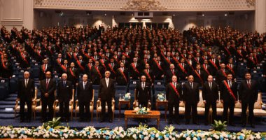 وزير العدل والنائب العام يشهدان أداء اليمين القانونية من معاوني النيابة