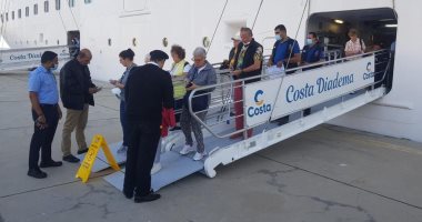 ميناء بورسعيد يستقبل سفينة الأحلام "COSTA DIADEMA" وعلى متنها 3000 سائح