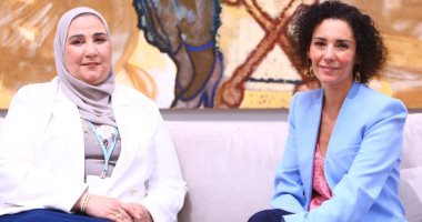 وزيرة التضامن تلتقى وزيرة الخارجية البلجيكية على هامش قمة مؤتمر المناخ