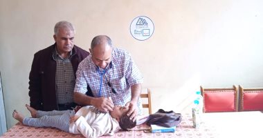 جامعة السادات تنظم قافلة طبية بقرية "مصطاى" بالمنوفية ضمن حياة كريمة