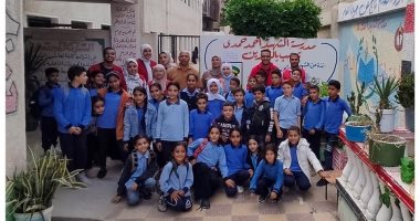 الهلال الأحمر ينفذ حملة أبطال المناخ فى شمال سيناء.. صور