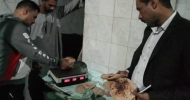 تحرير 45 محضرا متنوعا خلال حملة تموينية على المخابز البلدية فى المنيا