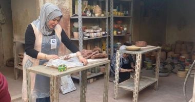 قرية الفواخير تحتضن ورشة عمل ومعرضا لفنانى مصر والكويت 