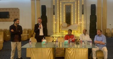 رئيس اتحاد الكرة وكلاتنبرج يحضران افتتاح الدورة التدريبية لحكام جنوب الصعيد.. صور