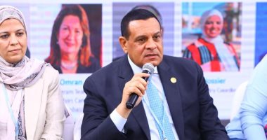 وزير التنمية المحلية يشارك بجلسة الشراكات من أجل التعاون المناخى على هامش قمة المناخ