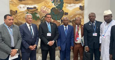 وزير التنمية المحلية يلتقى بوزير الغابات الكاميرونى بقمة المناخ