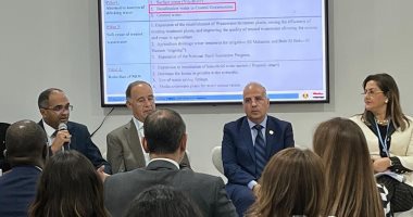 نائب وزير الإسكان يُشارك بجلسة نقاشية حول تحلية المياه ضمن مؤتمر المناخ