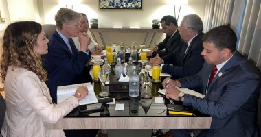 ‫ وزير الزراعة يبحث مع وفد المجموعة الدولية للبحوث الزراعية ضمن cop27