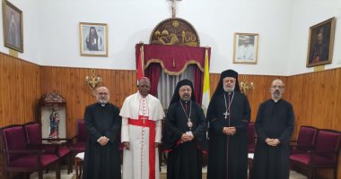 بطريرك الأقباط الكاثوليك يستقبل رئيس مجلس الأساقفة الكاثوليك بإفريقيا