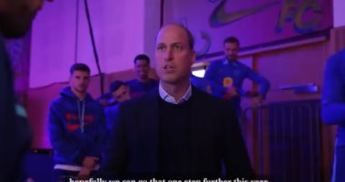 الأمير وليام يلتقى لاعبى منتخب إنجلترا قبل انطلاق كأس العالم بقطر