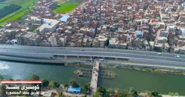 7 كبارى علوية تلخص حجم الإنجاز بطريق "بنها المنصورة الحر".. فيديو وصور
