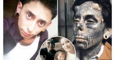 يرونه شيطانا.. رجل مغطى بالوشوم فى كل جسده يكشف معاناته من نظرة الناس له "صور"