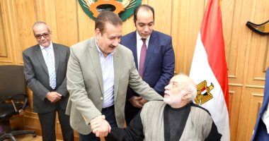 محافظ المنوفية يشهد توقيع عقد تبرع أحد مواطنى مدينة منوف لتجهيز وحدة جديدة لقسطرة القلب