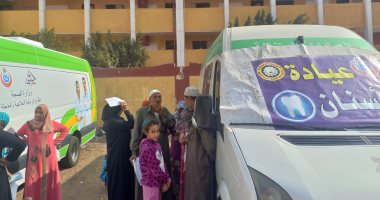 الكشف على 1771 مريضاً فى قافلة علاجية بقرية بمنشأة شومان مركز جمصة بالدقهلية