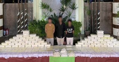 ضربة أمنية.. الداخلية تضبط شحنة مخدرات بالجيزة بربع مليار جنيه.. صور 