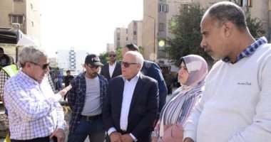 محافظ بورسعيد يعلن انتهاء المرحلة الأولى لمشروع الصرف الصحى بحى الزهور