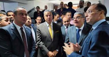 مساعد وزير العدل يفتتح 8 مكاتب للشهر العقارى والتوثيق بالمنيا