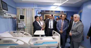 وزير التعليم العالى يفتتح المرحلة الثانية من تطوير مستشفى بدر الجامعى