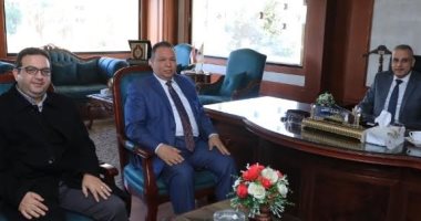 محافظ سوهاج يستقبل رئيس مجلس أمناء مدرسة المتفوقين للعلوم والتكنولوجيا Stem
