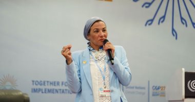 وزيرة البيئة والمنسق الوزارى ومبعوث مؤتمر المناخ تشارك فى جلسة "حلول مناخية عالية التأثير للمدن في الاقتصادات الناشئة