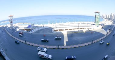 تحفة جديدة على كورنيش الإسكندرية.. بدء التشغيل التجريبى لمشروع نفق وكبارى 45 